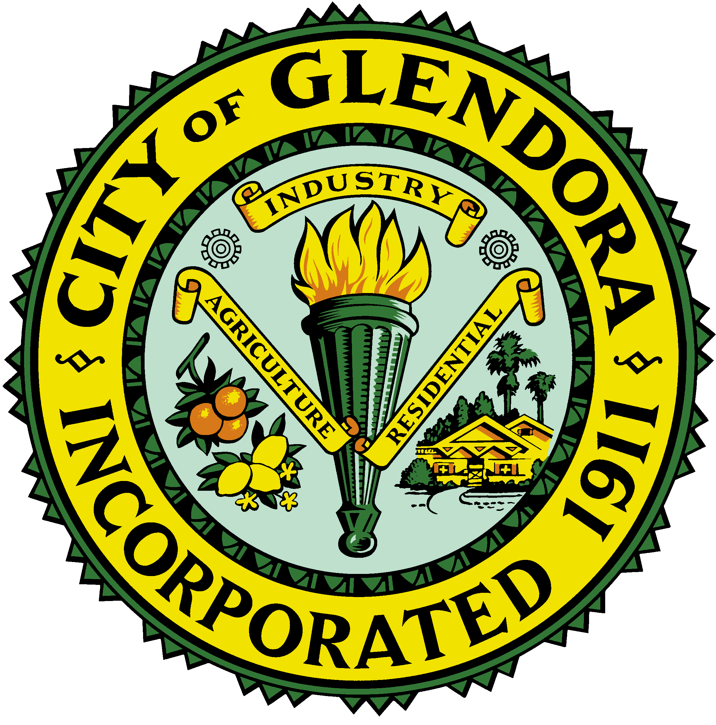  Glendora CITY SEAL