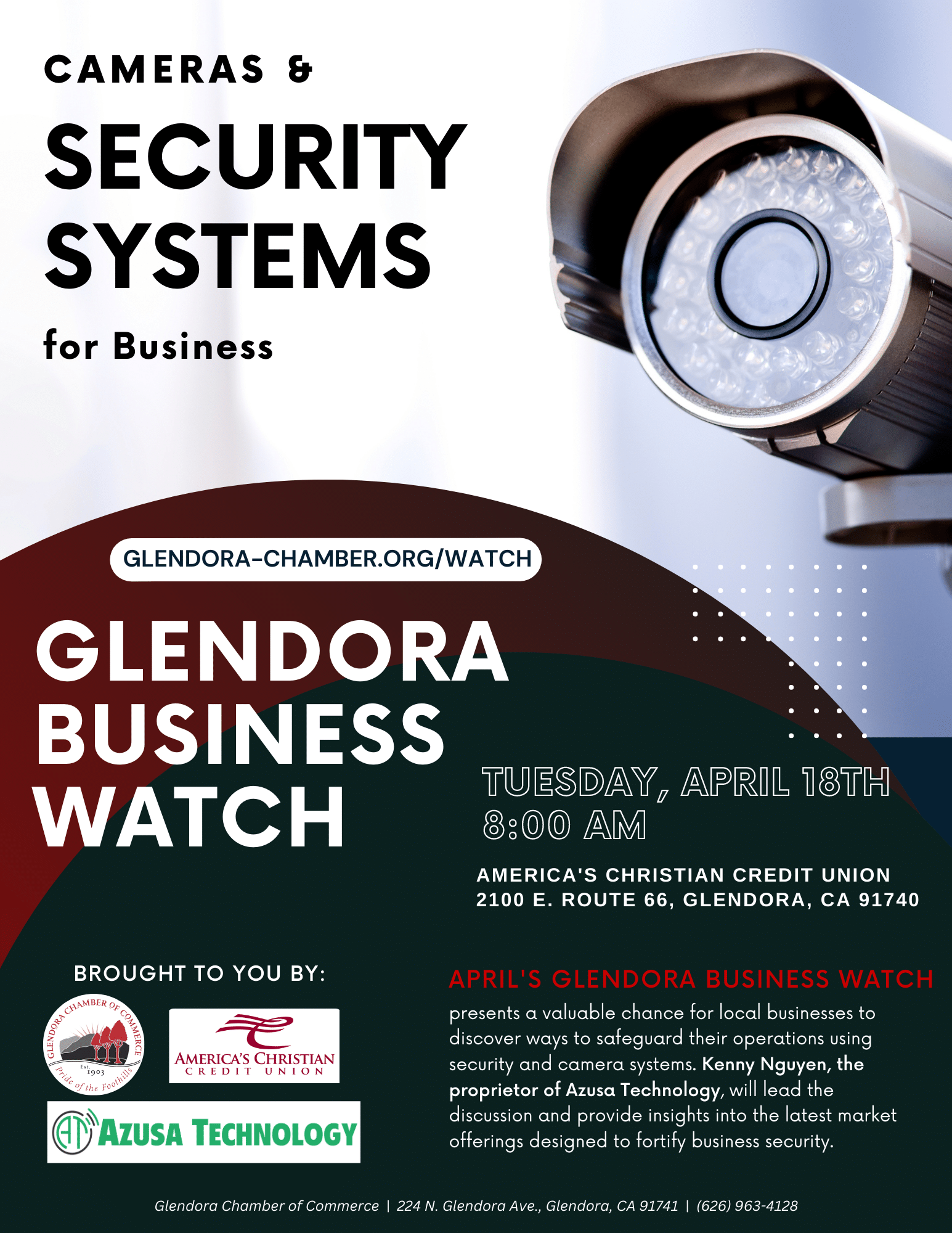 April Business Watch - Cameras and SS flyer