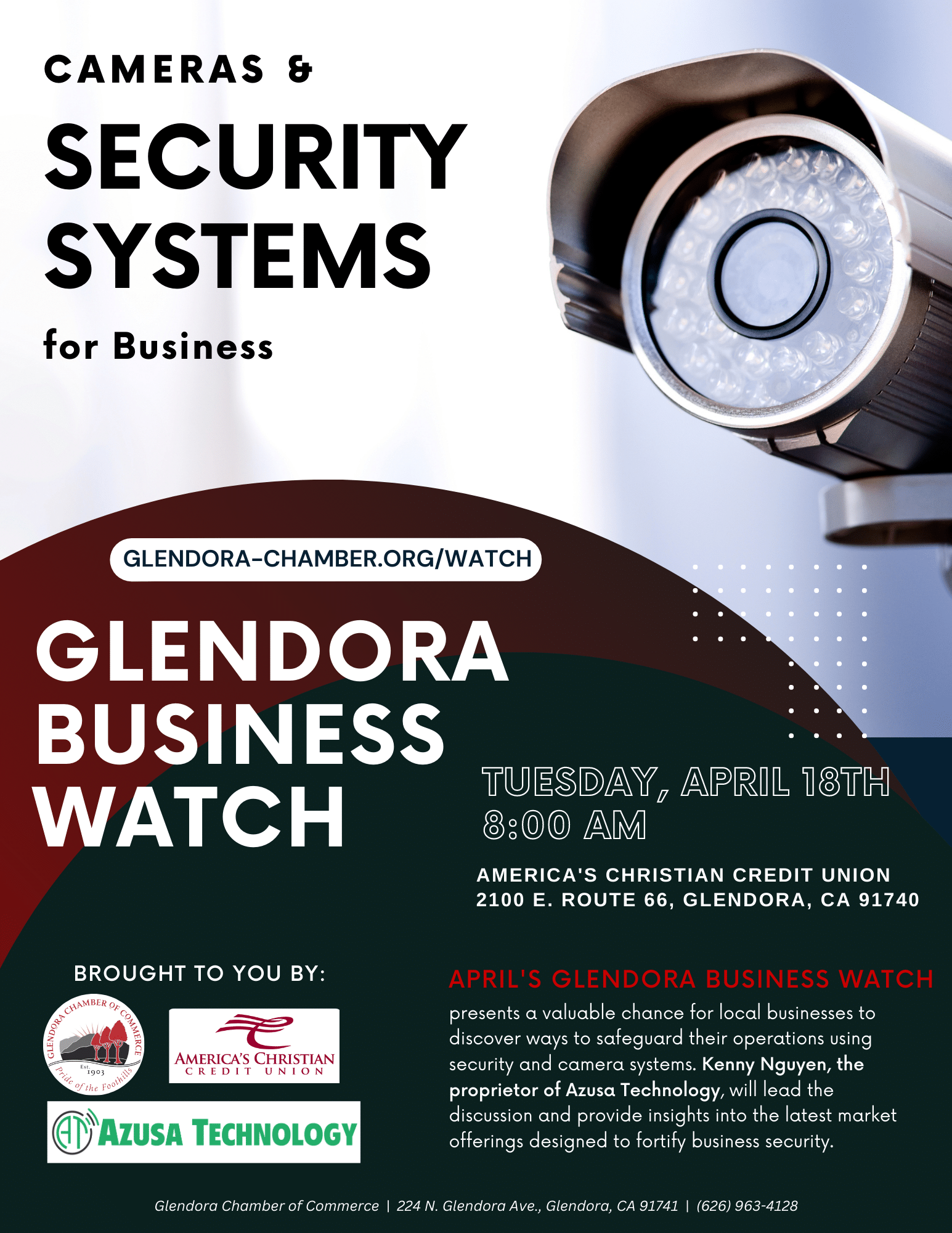 April Business Watch - Cameras and SS April Business Watch - Cameras and SS flyer